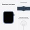 Умные часы Apple Watch Series 7 GPS, 41 мм, алюминий синего цвета, спортивный ремешок цвета «синий омут» MKN13 - фото 22322