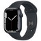 Умные часы Apple Watch Series 7 GPS, 45 мм, алюминий цвета «тёмная ночь», спортивный ремешок цвета «тёмная ночь» MKN53 - фото 22330