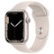 Умные часы Apple Watch Series 7 GPS, 45 мм, алюминий цвета «сияющая звезда», спортивный ремешок цвета «сияющая звезда» MKN63 - фото 22337