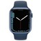 Умные часы Apple Watch Series 7 GPS, 45 мм, алюминий синего цвета, спортивный ремешок цвета «синий омут» MKN83 - фото 22352