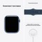 Умные часы Apple Watch Series 7 GPS, 45 мм, алюминий синего цвета, спортивный ремешок цвета «синий омут» MKN83 - фото 22357