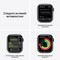 Умные часы Apple Watch Nike Series 7 GPS, 41 мм, алюминий цвета «тёмная ночь», спортивный ремешок Nike цвета «антрацитовый/чёрный» MKN43 - фото 22394
