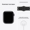 Умные часы Apple Watch Nike Series 7 GPS, 41 мм, алюминий цвета «тёмная ночь», спортивный ремешок Nike цвета «антрацитовый/чёрный» MKN43 - фото 22397