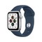 Умные часы Apple Watch SE GPS, 40 мм, алюминий серебристого цвета, спортивный ремешок цвета «синий омут» MKNY3 - фото 22461