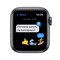 Умные часы Apple Watch SE GPS, 40 мм, алюминий цвета «серый космос», спортивный ремешок цвета «тёмная ночь» MKQ13RU - фото 22437