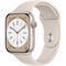 Умные часы Apple Watch Series 8, 45 мм, корпус из алюминия цвета «сияющая звезда» MNP23 - фото 29308