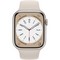 Умные часы Apple Watch Series 8, 45 мм, корпус из алюминия цвета «сияющая звезда» MNP23 - фото 29309