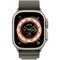 Умные часы Apple Watch Ultra GPS + Cellular, 49 мм, корпус из титана, ремешок Alpine Loop зеленого цвета MNHC3 - фото 29430