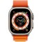 Умные часы Apple Watch Ultra GPS + Cellular, 49 мм, корпус из титана, ремешок Alpine Loop оранжевого цвета MNHA3 - фото 29436