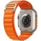 Умные часы Apple Watch Ultra GPS + Cellular, 49 мм, корпус из титана, ремешок Alpine Loop оранжевого цвета MNHA3 - фото 29437