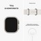 Умные часы Apple Watch Ultra GPS + Cellular, 49 мм, корпус из титана, ремешок Ocean Band белого цвета MNH83 - фото 29452