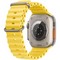 Умные часы Apple Watch Ultra GPS + Cellular, 49 мм, корпус из титана, ремешок Ocean Band желтого цвета MNH93 - фото 29455
