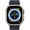 Умные часы Apple Watch Ultra GPS + Cellular, 49 мм, корпус из титана, ремешок Ocean Band цвета «тёмная ночь» MQET3 - фото 29460