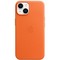 Чехол Apple iPhone 14 Leather MagSafe - Orange - фото 32594
