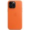 Чехол Apple iPhone 14 Pro Max Leather MagSafe - Orange - фото 32631