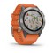 Умные часы Garmin Fenix 6 Sapphire титановый с оранжевым ремешком - фото 33096