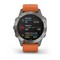 Умные часы Garmin Fenix 6 Sapphire титановый с оранжевым ремешком - фото 33288