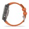 Умные часы Garmin Fenix 6 Sapphire титановый с оранжевым ремешком - фото 33292