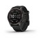 Умные часы Garmin Fenix 7S Sapphire Solar титановый угольно-серый DLC с силиконовым ремешком - фото 33156