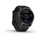 Умные часы Garmin Fenix 7S Sapphire Solar титановый угольно-серый DLC с силиконовым ремешком - фото 33157