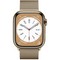 Умные часы Apple Watch Series 8, 41 мм, корпус из нержавеющей стали, миланский сетчатый браслет, золото ML733 - фото 33585