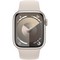Умные часы Apple Watch Series 9, 41 мм, корпус из алюминия цвета сияющая звезда, спортивный ремешок цвета сияющая звезда - фото 35226