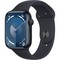 Умные часы Apple Watch Series 9, 45 мм, корпус из алюминия цвета тёмная ночь, спортивный ремешок цвета тёмная ночь - фото 35246