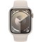Умные часы Apple Watch Series 9, 45 мм, корпус из алюминия цвета сияющая звезда, спортивный ремешок цвета сияющая звезда - фото 35250