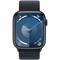Умные часы Apple Watch Series 9, 45 мм, корпус из алюминия цвета «тёмная ночь», ремешок Sport Loop тёмная ночь - фото 35259