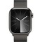 Умные часы Apple Watch Series 9, 41 мм, корпус из нержавеющей стали, миланский сетчатый браслет, графит - фото 35274