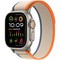 Умные часы Apple Watch Ultra 2 GPS + Cellular, 49 мм, корпус из титана, ремешок Trail оранжевого/бежевого цвета - фото 35298