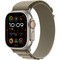 Умные часы Apple Watch Ultra 2 GPS + Cellular, 49 мм, корпус из титана, ремешок Alpine оливкового цвета - фото 35310