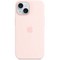 Чехол Apple iPhone 15 Silicone Case with MagSafe - Light Pink - фото 35502
