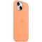 Чехол Apple iPhone 15 Silicone Case with MagSafe - Orange Sorbet - фото 35507