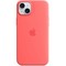 Чехол Apple iPhone 15 Plus Silicone Case with MagSafe - Guava - фото 35520