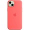 Чехол Apple iPhone 15 Plus Silicone Case with MagSafe - Guava - фото 35650
