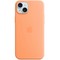 Чехол Apple iPhone 15 Plus Silicone Case with MagSafe - Orange Sorbet - фото 35522