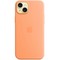 Чехол Apple iPhone 15 Plus Silicone Case with MagSafe - Orange Sorbet - фото 35653