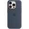 Чехол Apple iPhone 15 Pro Silicone Case with MagSafe - Storm Blue - фото 35528