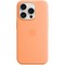 Чехол Apple iPhone 15 Pro Silicone Case with MagSafe - Orange Sorbet - фото 35538