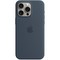 Чехол Apple iPhone 15 Pro Max Silicone Case with MagSafe - Storm Blue - фото 35550