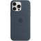 Чехол Apple iPhone 15 Pro Max Silicone Case with MagSafe - Storm Blue - фото 35552