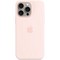 Чехол Apple iPhone 15 Pro Max Silicone Case with MagSafe - Light Pink - фото 35557
