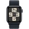 Умные часы Apple Watch SE 2023 GPS, 40 мм, корпус из алюминия цвета тёмная ночь, ремешок Sport Loop цвета тёмная ночь - фото 36013