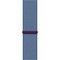 Умные часы Apple Watch SE 2023 GPS, 44 мм, корпус из алюминия серебристого цвета, ремешок Sport Loop цвета грозовой синий - фото 36028
