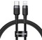 Дата-кабель Baseus Cafule Series Data Cable Type-C to Lightning 18W (CATLKLF-G1) 1.0 м Черный - фото 37953