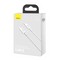 Дата-кабель Baseus Superior Series Fast Charging cable Type-C to Type-C 100Вт (CATYS-B02) (1м) Белый - фото 37955