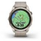 Умные часы Garmin Fenix 7S Pro Sapphire Solar Soft Gold Limestone Leather 010-02776-30 - фото 39051