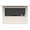 Ноутбук Apple Macbook Air 15 2024 (Apple M3, 10-core GPU, 8Gb, 256Gb SSD) MRYR3 Starlight - фото 39444