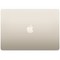 Ноутбук Apple Macbook Air 15 2024 (Apple M3, 10-core GPU, 8Gb, 256Gb SSD) MRYR3 Starlight - фото 39448